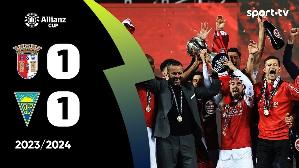 خلاصه بازی براگا 1-1 استوریل (پنالتی 5-4/ فینال لیگ کاپ پرتغال)