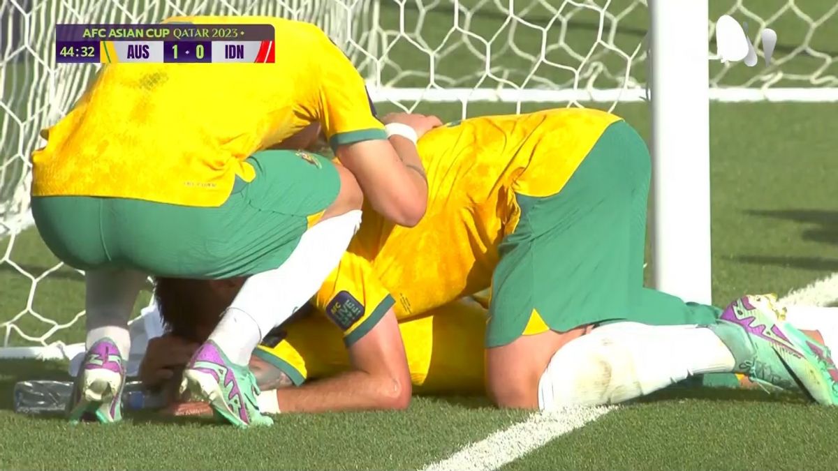 گل دوم استرالیا به اندونزی (مارتین بویل)