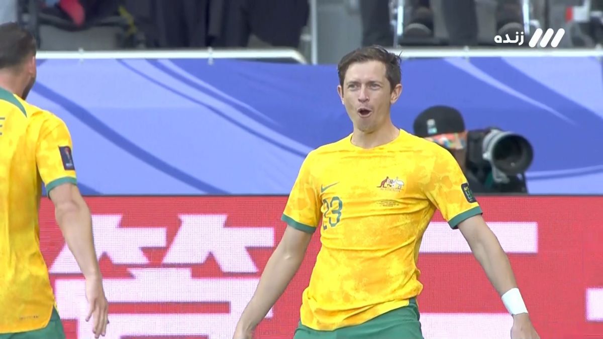 گل سوم استرالیا به اندونزی (کریگ گودوین)