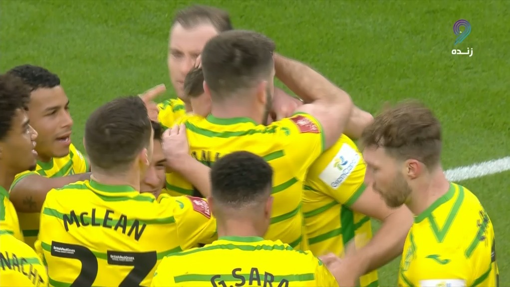 گل اول نوریچ به لیورپول (بنجامین گیبسون)