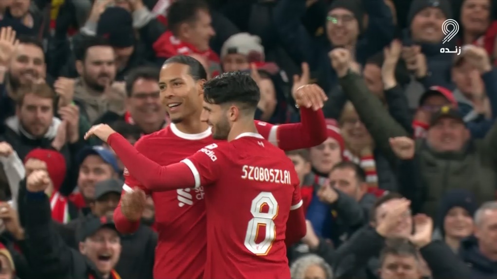 گل چهارم لیورپول به نوریچ (فن دایک)