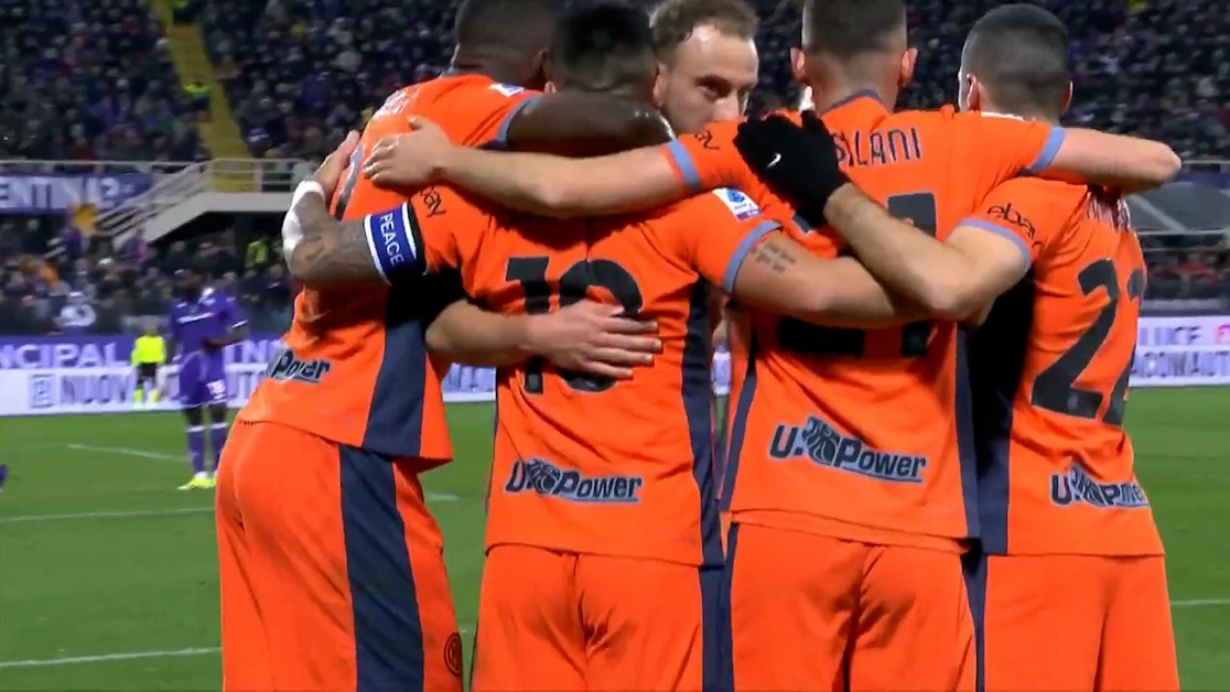 گل اول اینتر به فیورنتینا (مارتینز)