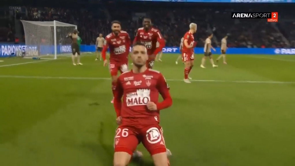 گل دوم برست به پاری سن ژرمن (پریرا)