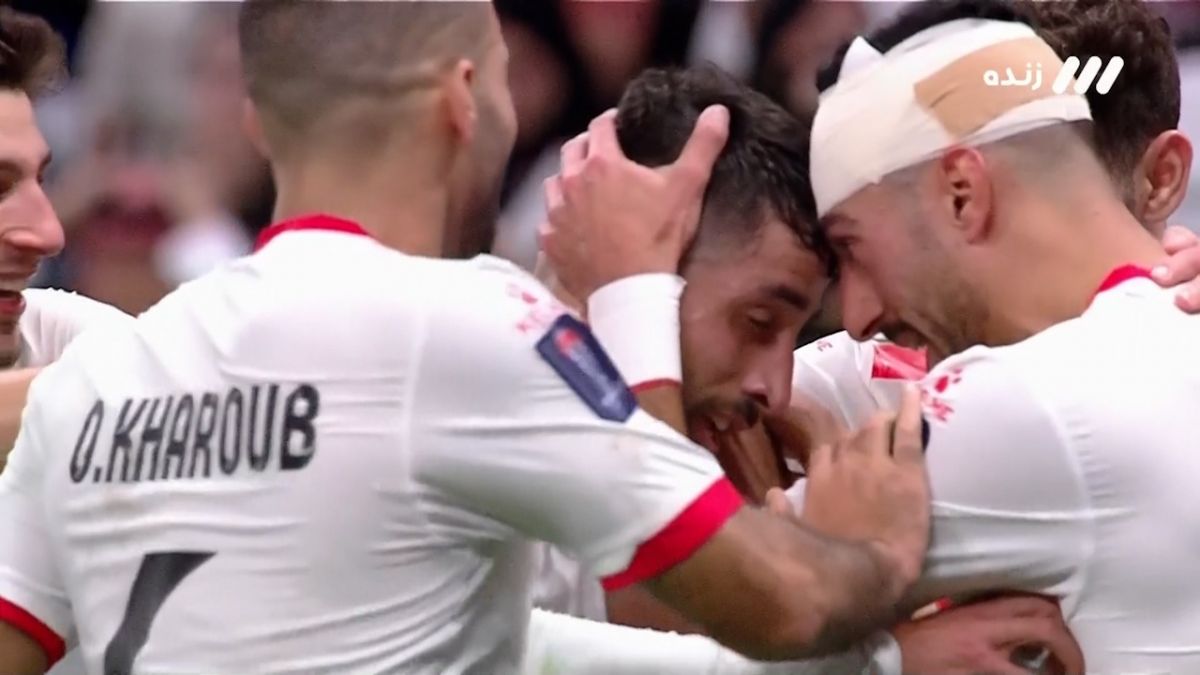 گل اول فلسطین به قطر (دباغ)