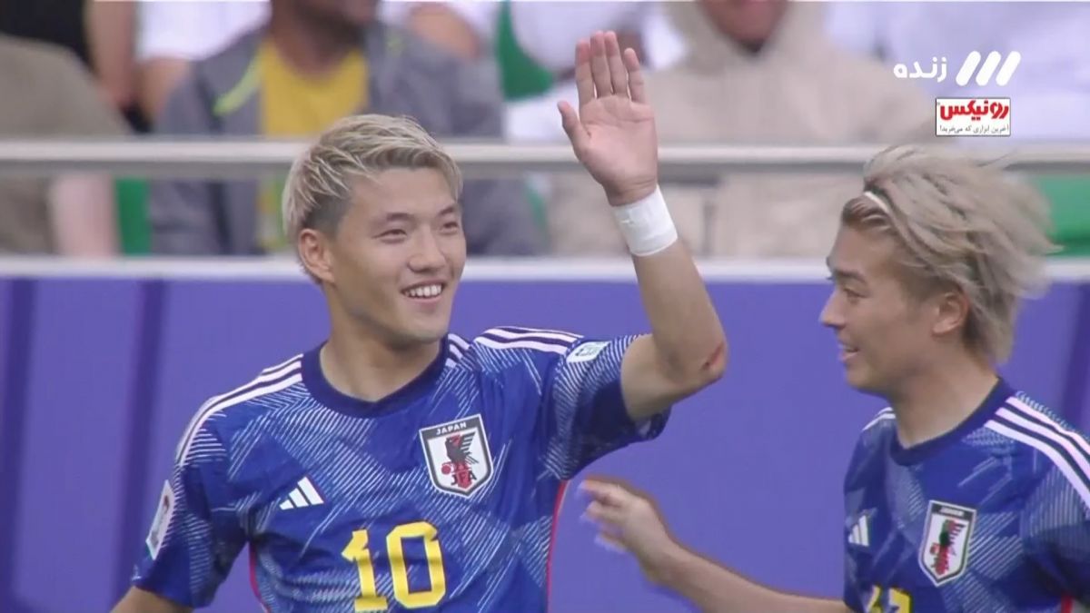 گل اول ژاپن به بحرین (ریتسو دوآن)