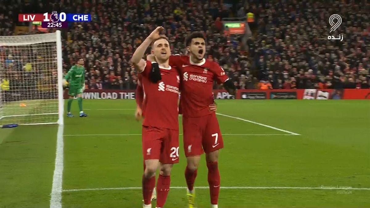 گل اول لیورپول به چلسی (ژوتا)