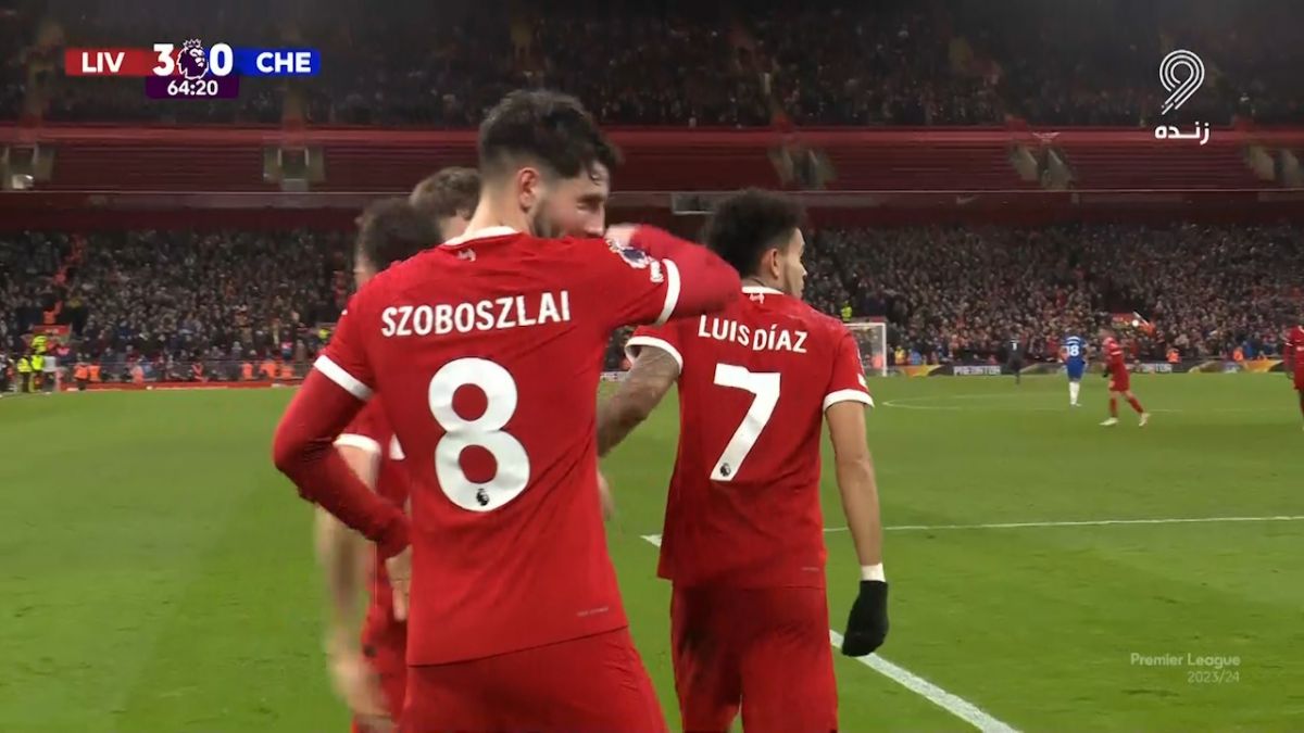 گل سوم لیورپول به چلسی (سوبوسلای)