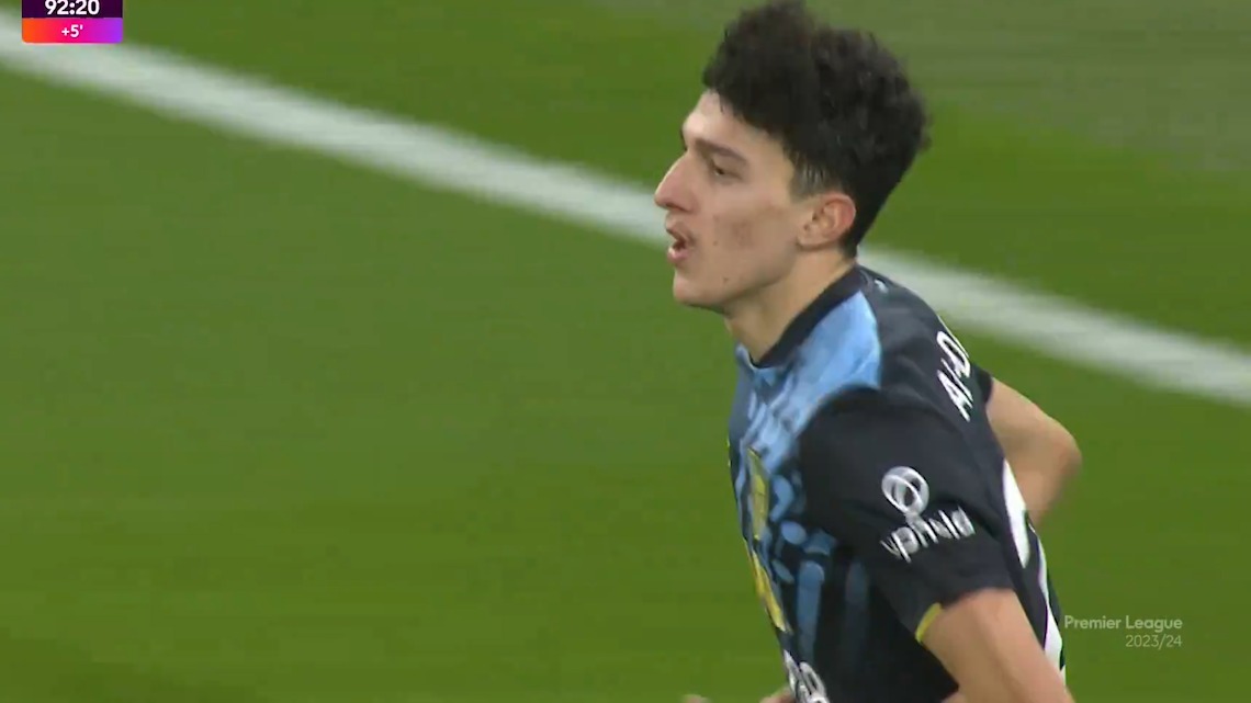 گل اول برنلی به منچسترسیتی (الدخیل)