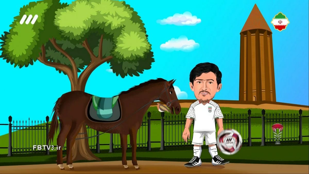 فوتبال برتر/ انیمیشن زندگینامه فوتبالی سردار آزمون