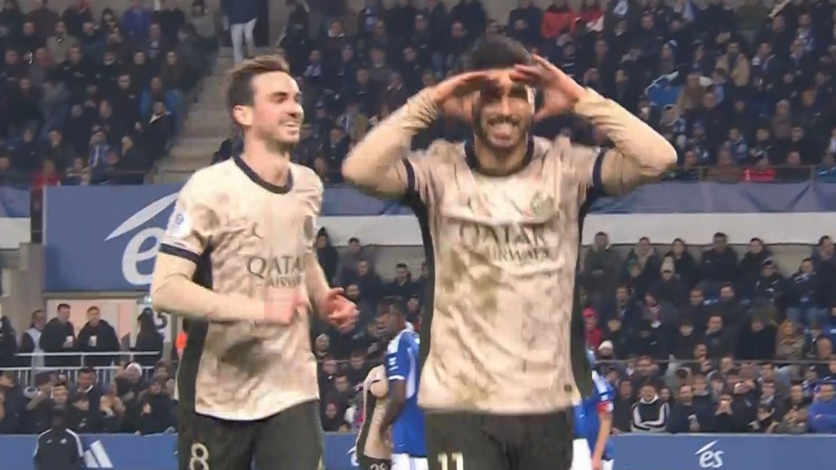 گل دوم پاری سن ژرمن به استراسبورگ (آسنسیو)