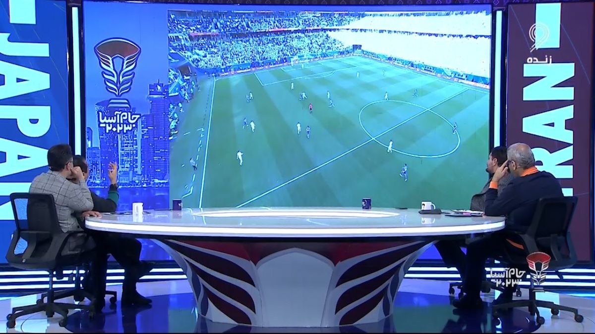 جام آسیا 2023/ لحظه گل اول ژاپن به ایران و واکنش خیابانی و خداداد عزیزی