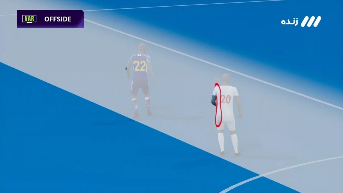 حرکت زیبا و گل سردار آزمون به ژاپن، میلیمتری آفساید اعلام شد
