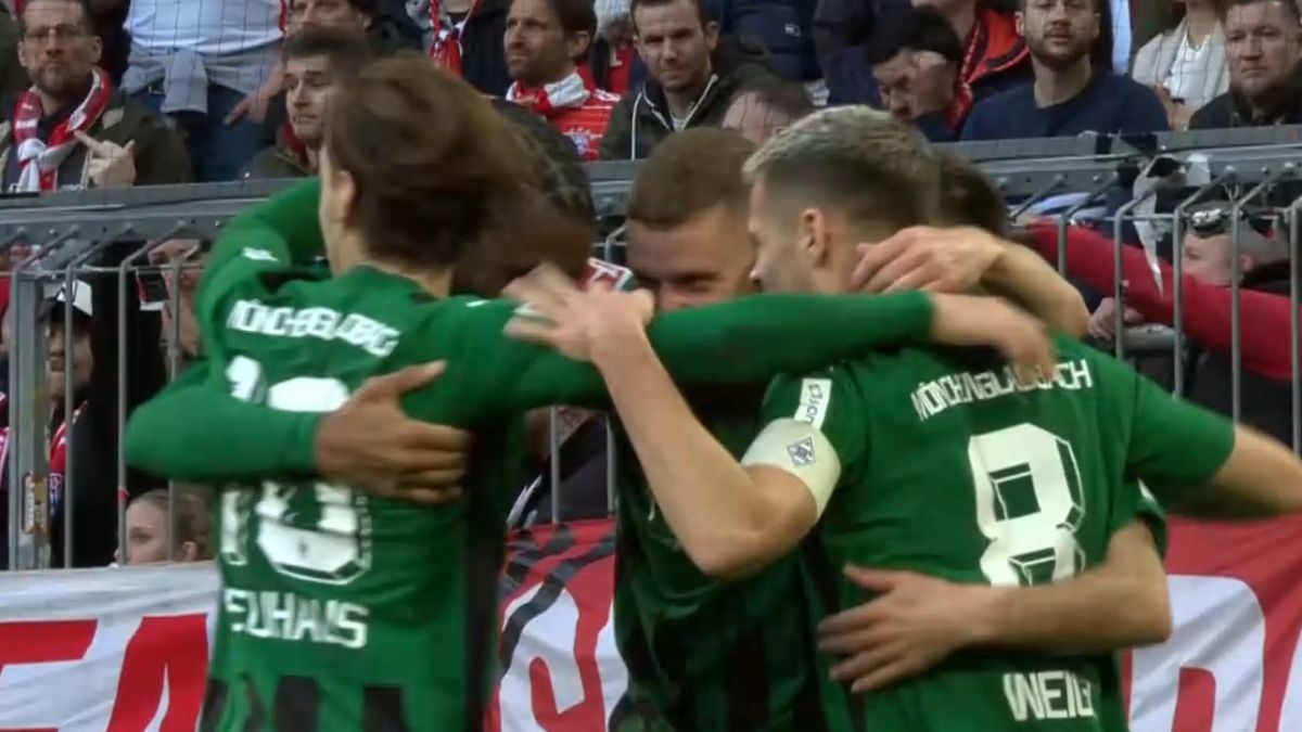 گل اول مونشن گلادباخ به بایرن مونیخ (نیکو الودی)