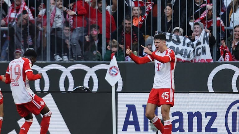 گل اول بایرن مونیخ به مونشن گلادباخ (پاولوویچ)