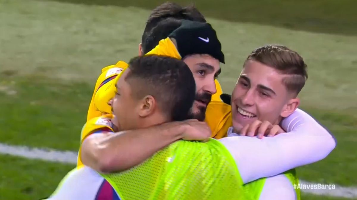 گل دوم بارسلونا به دپورتیوو آلاوز (گوندوغان)