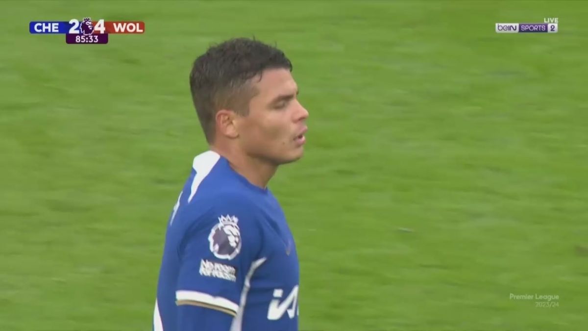 گل دوم چلسی به ولورهمپتون (تیاگو سیلوا)