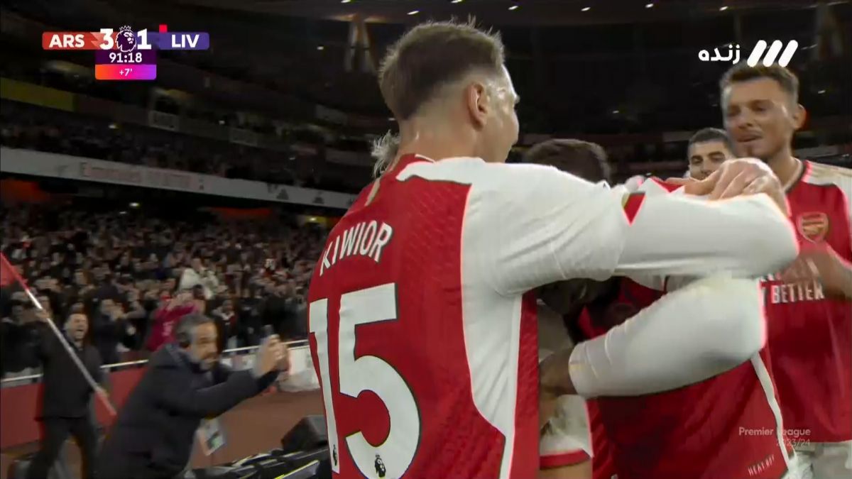 گل سوم آرسنال به لیورپول (گل دیدنی لئاندرو تروسار)