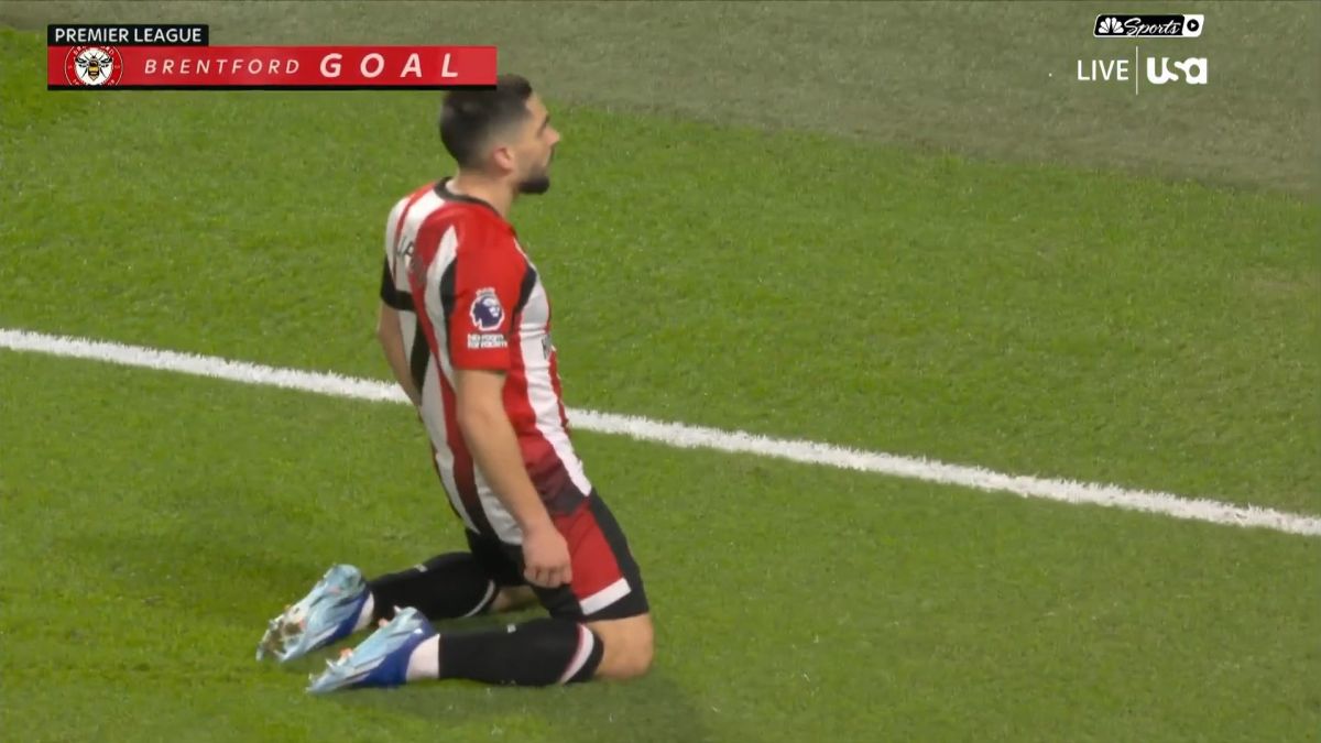 گل اول برنتفورد به منچسترسیتی (نیل موپای)