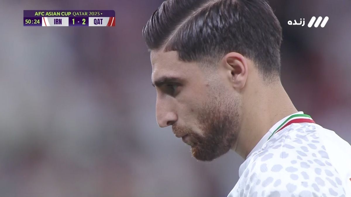گل دوم ایران به قطر (علیرضا جهانبخش - پنالتی)