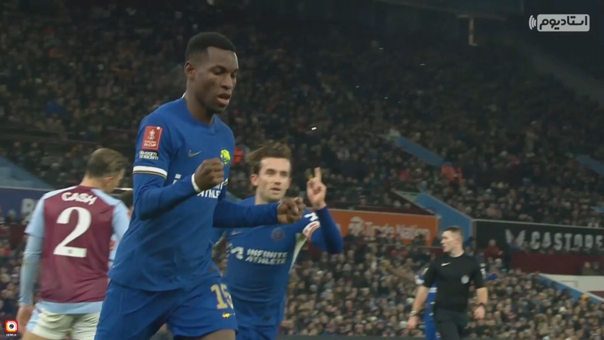 گل دوم چلسی به استون ویلا (نیکولاس جکسون)