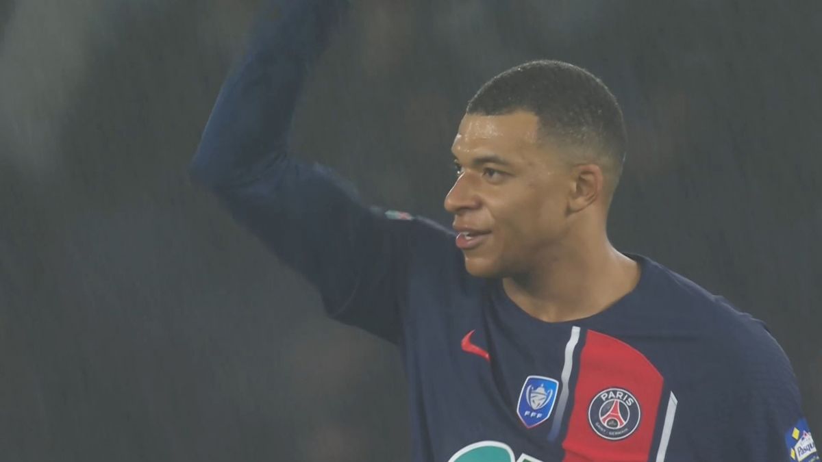 گل اول پاری سن ژرمن به برست (کیلیان امباپه)