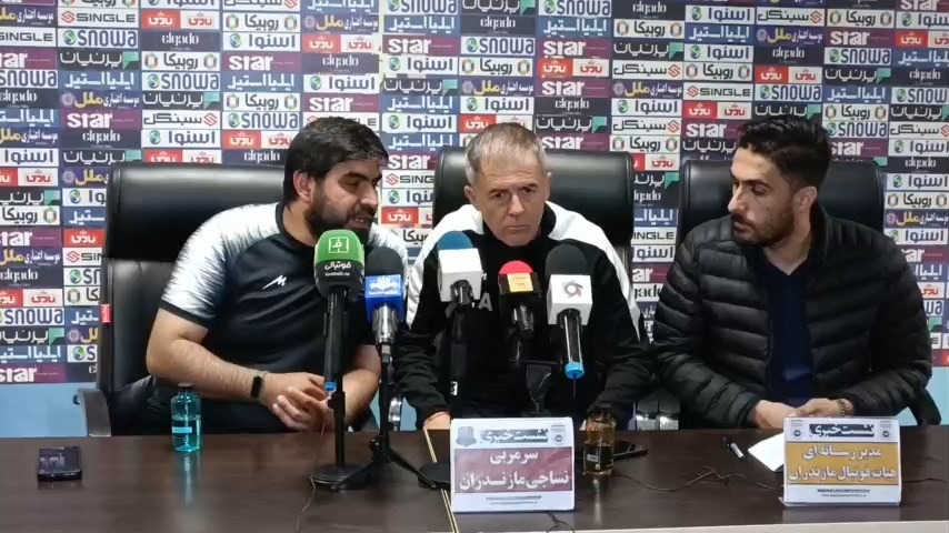 اختصاصی/ نشست خبری سرمربی نساجی در نشست خبری قبل از بازی با تیم آلومینیوم اراک