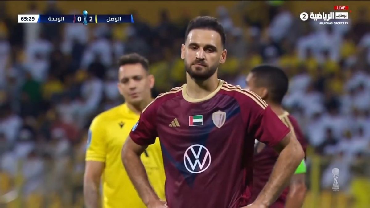 گل اول الوحده مقابل الوصل توسط احمد نوراللهی از روی نقطه پنالتی