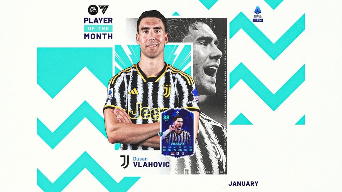 ولاهوویچ بهترین بازیکن سری آ در ماه ژانویه 2024