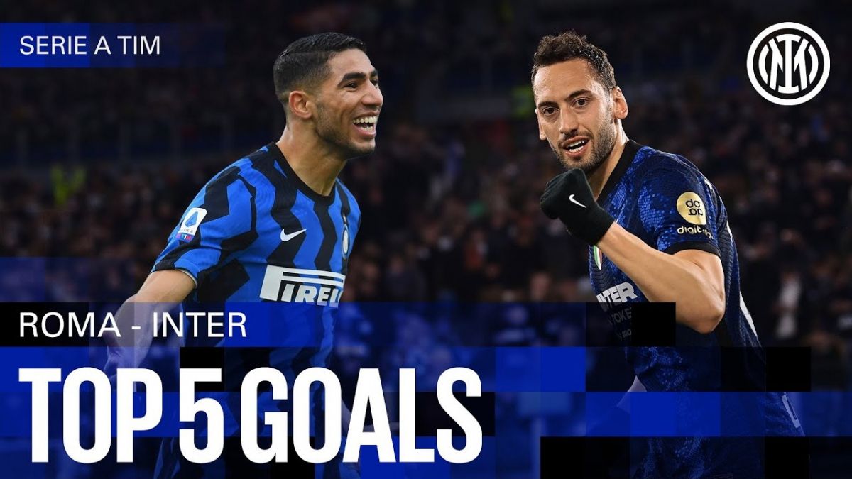 5 گل برتر اینتر مقابل رم در سری آ