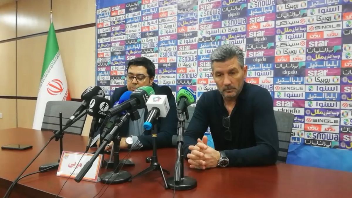 اختصاصی/ کنفرانس احمد آل نعمه مربی فولاد خوزستان و اوزونیدیس سرمربی گل گهر بعد از اتمام بازی