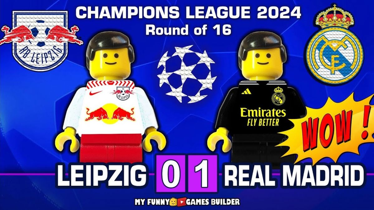 شبیه سازی بازی لایپزیش 0-1 رئال مادرید با عروسک لگو