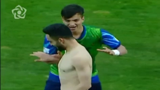 گل اول ملوان به ذوب آهن (رضا جعفری)