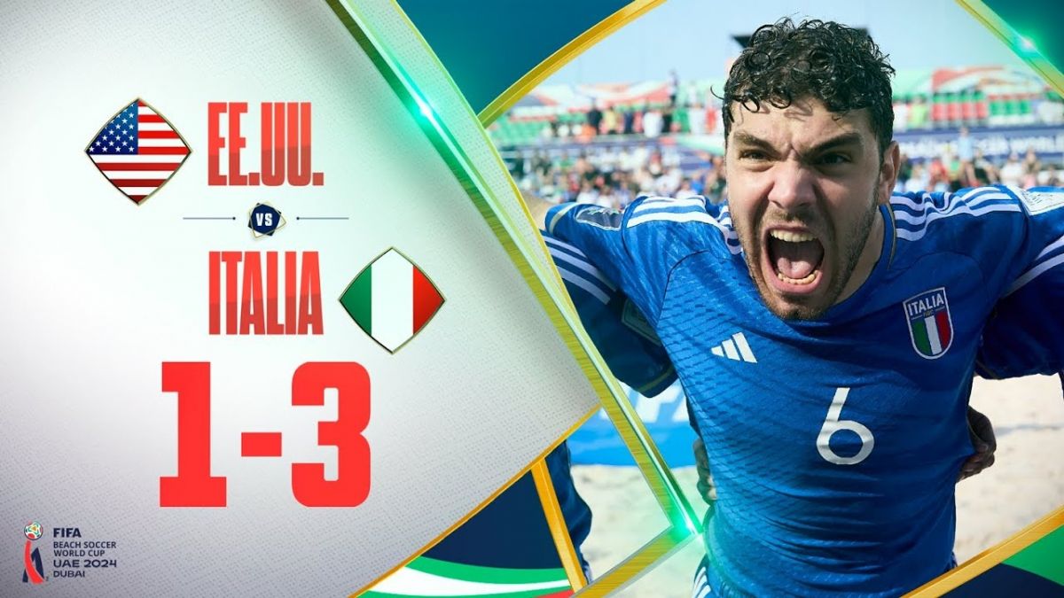خلاصه بازی آمریکا 1-3 ایتالیا (جام جهانی فوتبال ساحلی 2024)