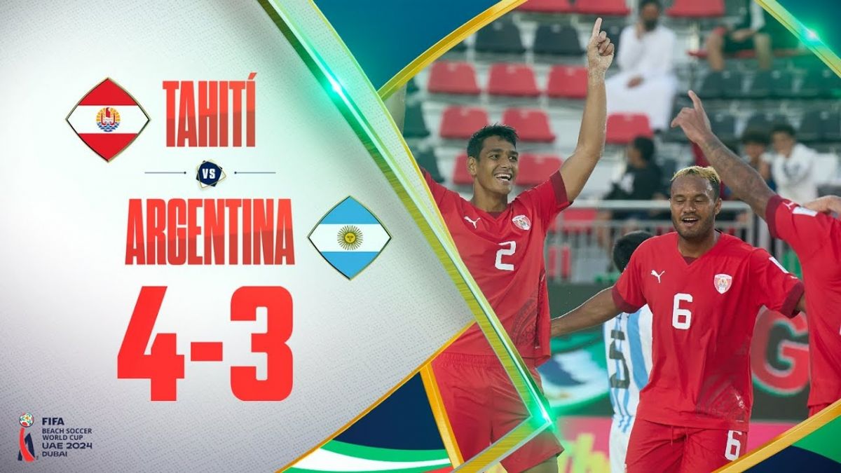 خلاصه بازی تاهیتی 4-3 آرژانتین (جام جهانی فوتبال ساحلی 2024)