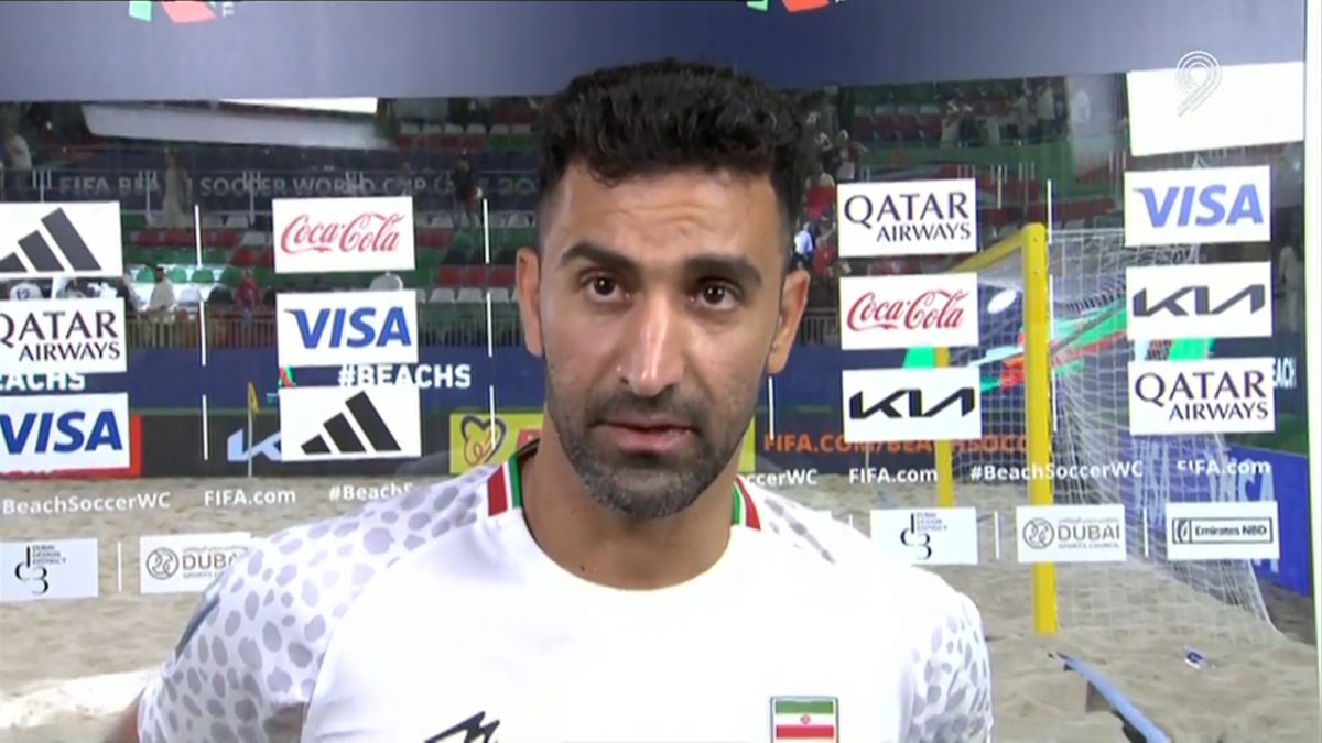 صحبت های محمد مختاری ستاره تیم ملی فوتبال ساحلی ایران پس از بازی اسپانیا