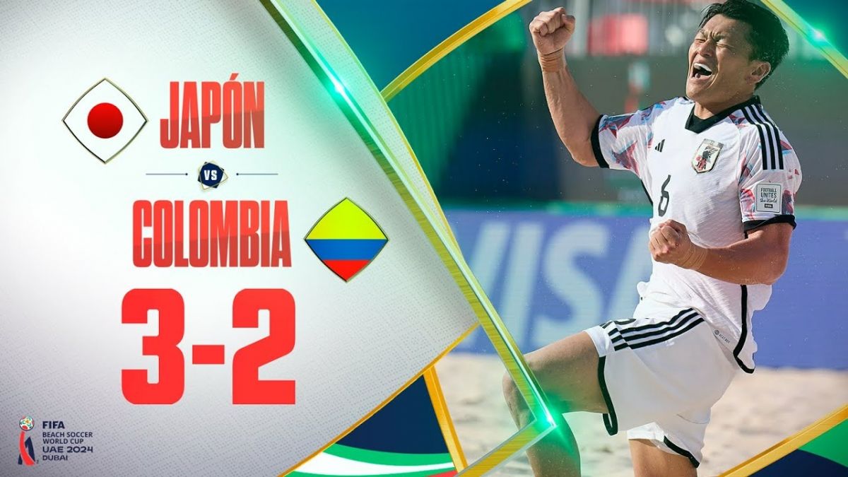 خلاصه بازی ژاپن 3-2 کلمبیا (جام جهانی فوتبال ساحلی 2024)