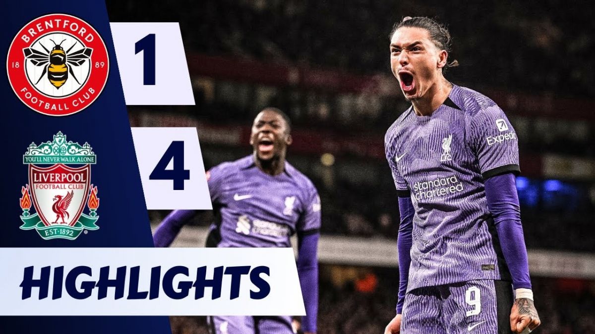 خلاصه بازی برنتفورد 1-4 لیورپول