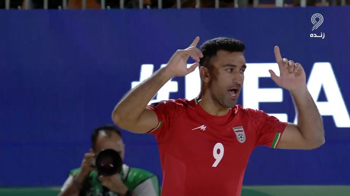 گل اول تیم ملی فوتبال ساحلی ایران به آرژانتین (مختاری)