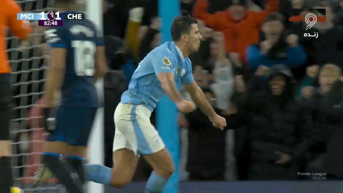 گل اول منچسترسیتی به چلسی (رودری)