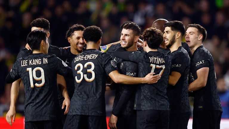 گل اول پاری سن ژرمن به نانت (لوکاس هرناندز)