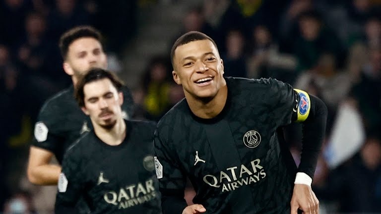 گل دوم پاری سن ژرمن به نانت (امباپه)