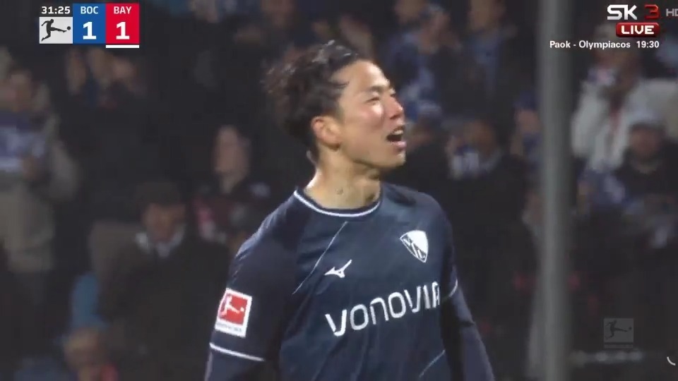 گل اول بوخوم به بایرن مونیخ (آسانو)