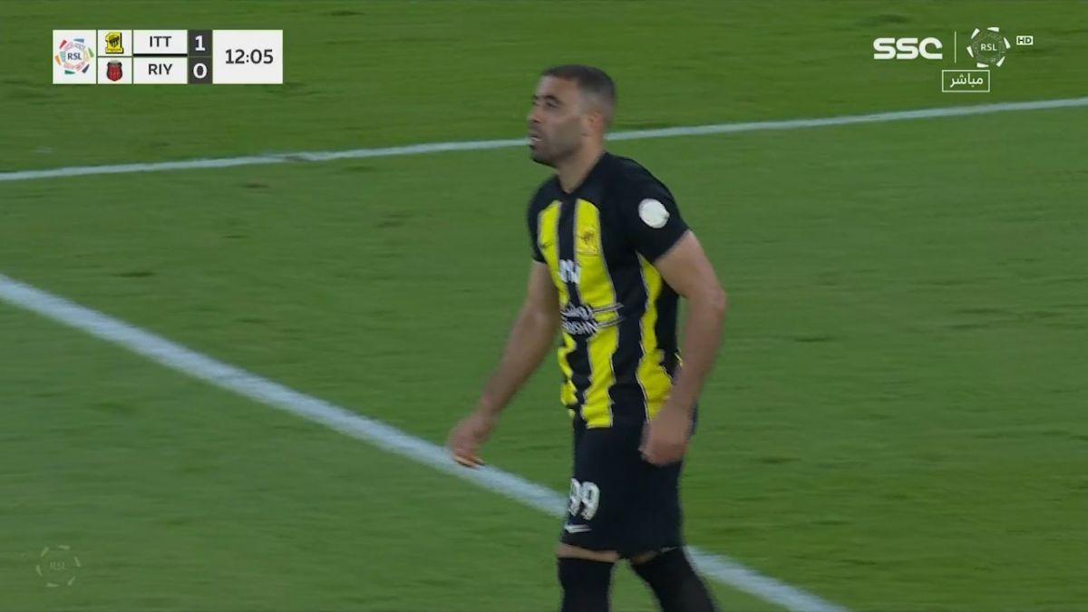 گل اول الاتحاد به الریاض (عبدالرزاق حمدالله)