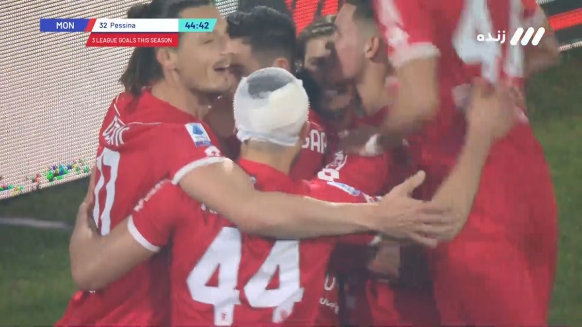 گل اول مونزا به میلان (پسینا)