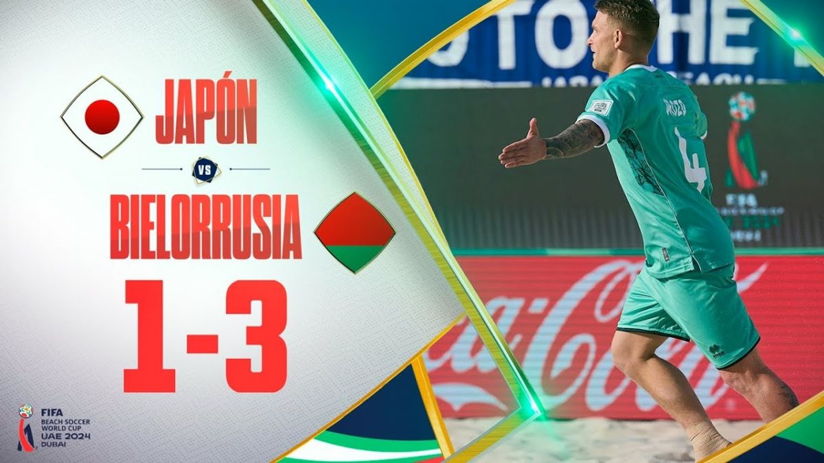 خلاصه بازی فوتبال ساحلی بلاروس 3-2 ژاپن