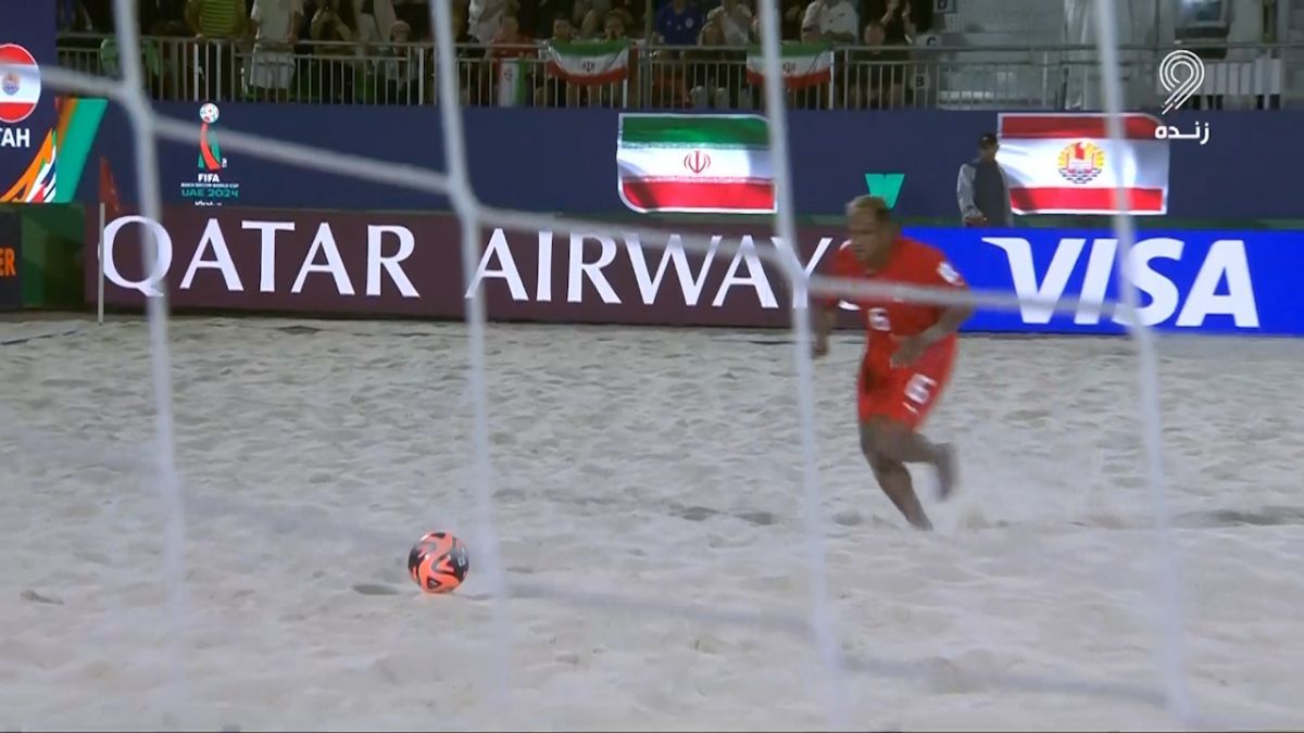 گل سوم ساحلی تاهیتی به ایران