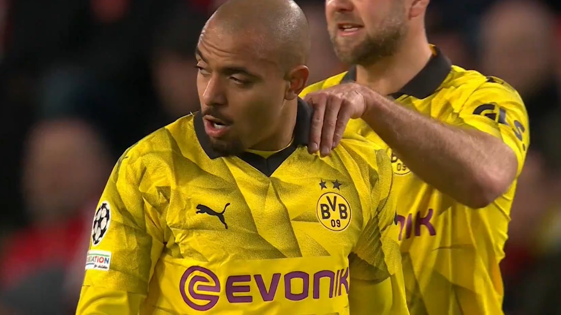 گل اول دورتموند به آیندهوون (مالن)