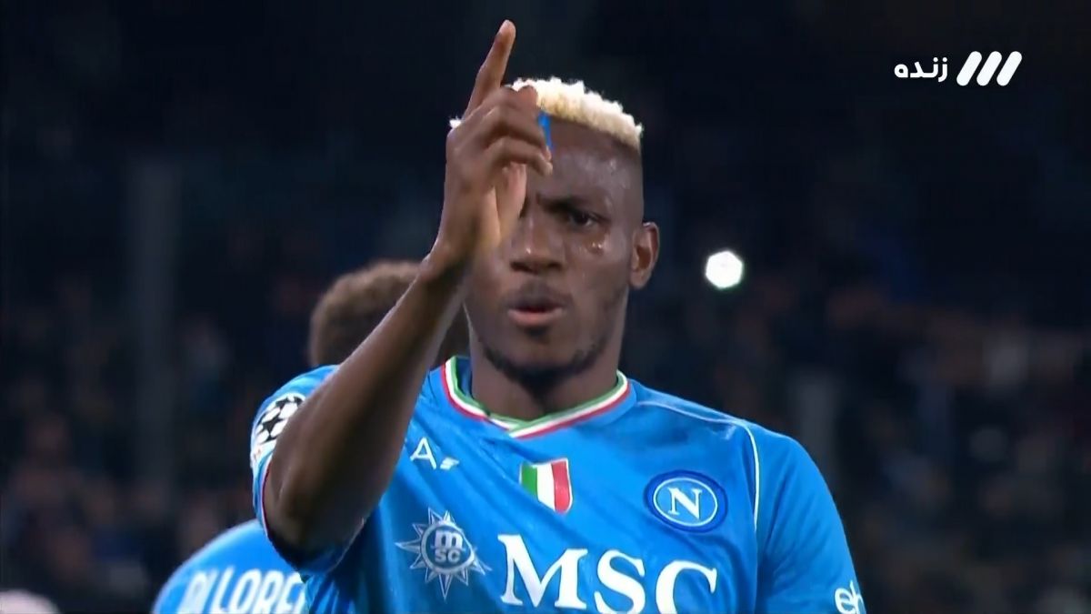 گل اول ناپولی به بارسلونا (اوسیمن)