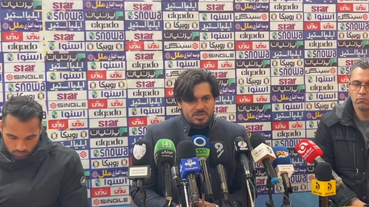 اختصاصی/ نشست خبری بازی هوادار 2-1 شمس آذر قزوین