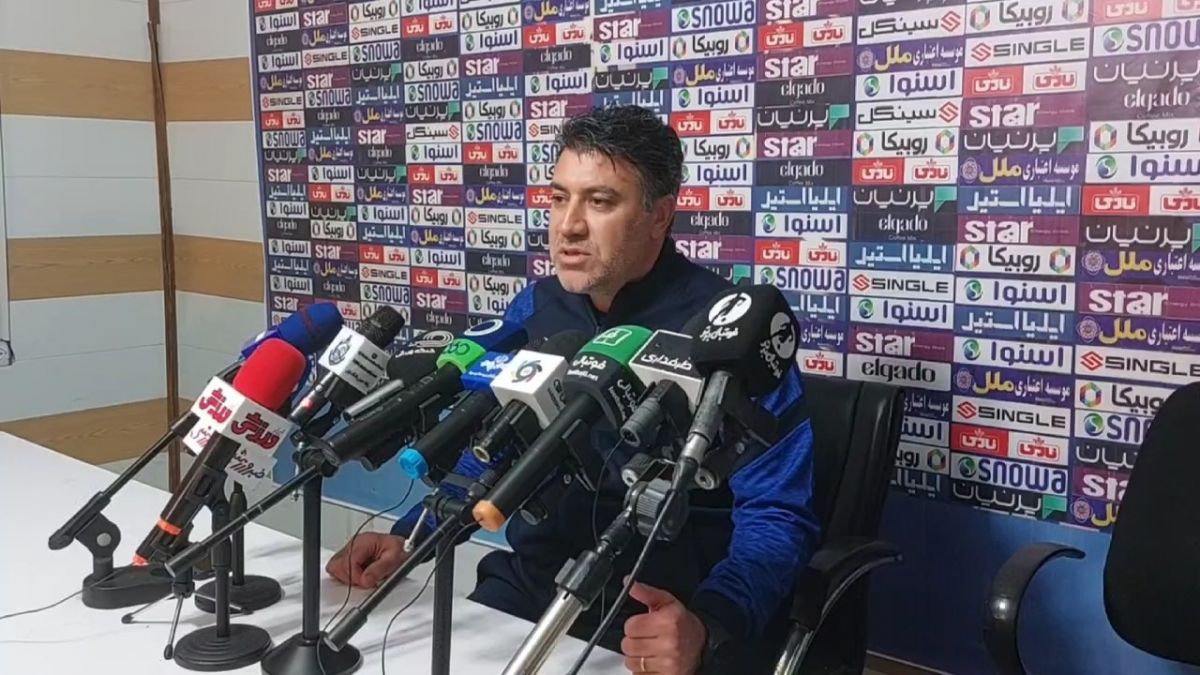 اختصاصی/ کنفرانس خبری محمد نوازی مربی استقلال پس از تساوی مقابل ملوان